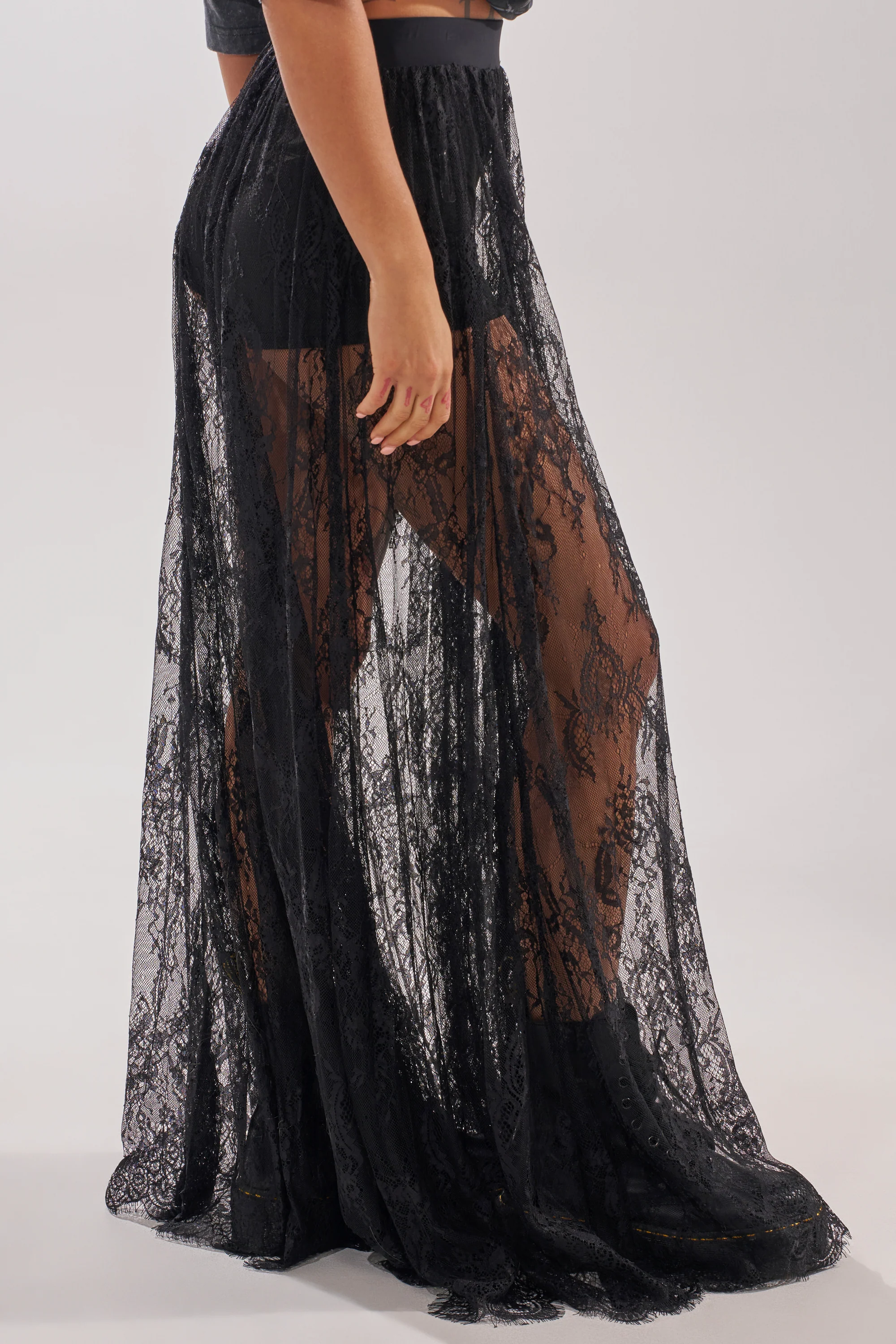 LOVELY DAYS LACE MAXI SKIRT - Image 2