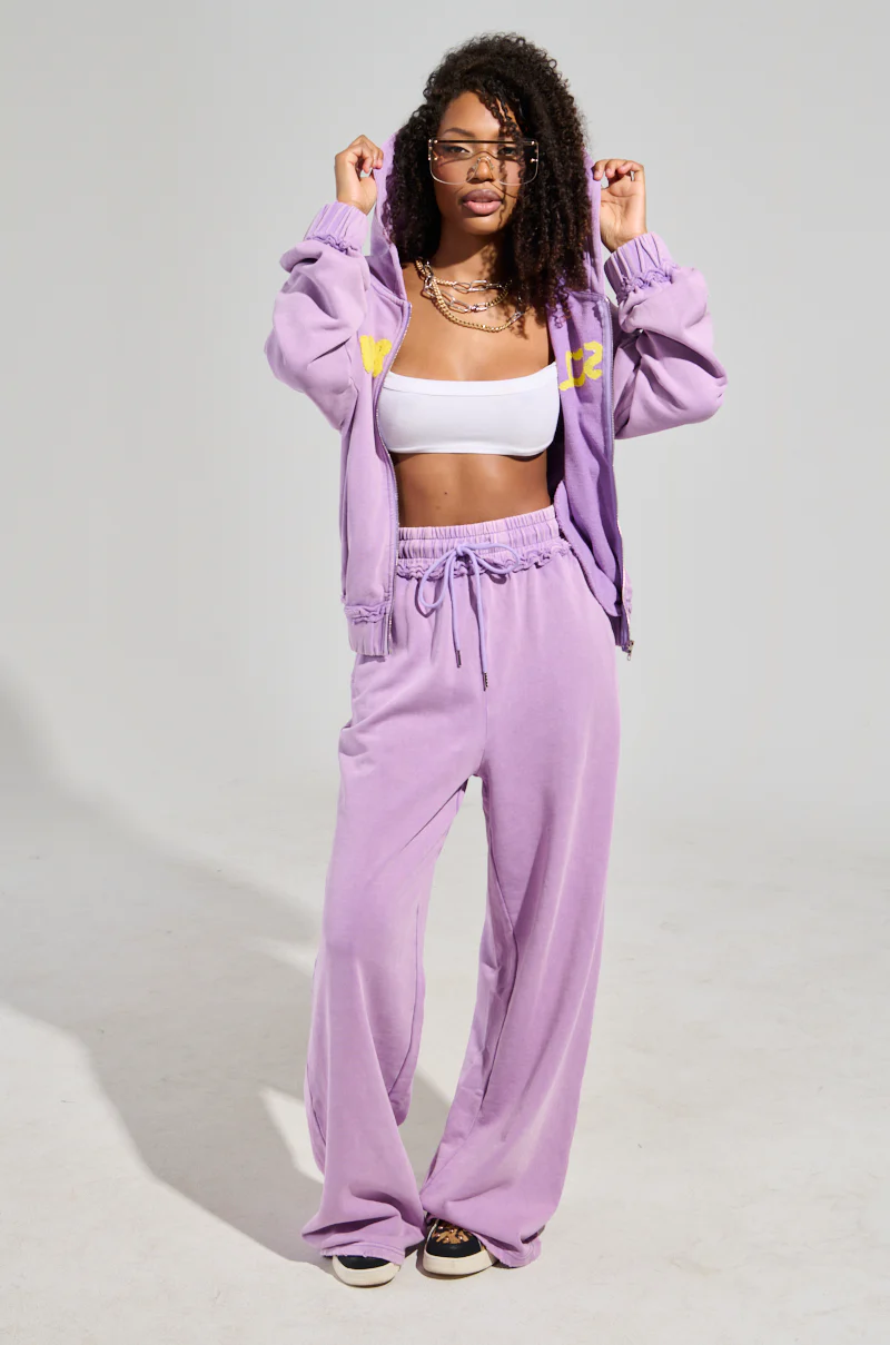 LOVERS CLUB WIDE LEG JOGGER - Image 6