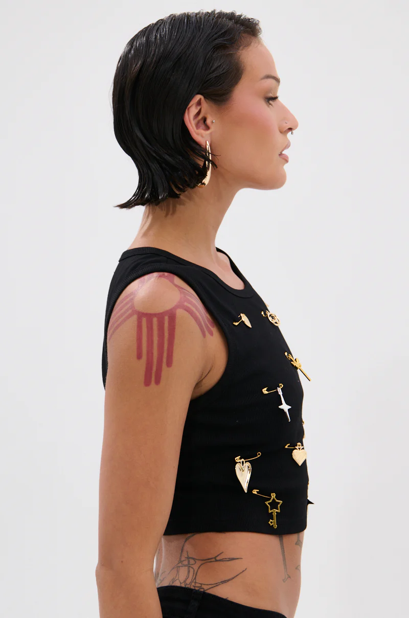 LOVIN' YOU EMBELLISHED TANK TOP - Image 3
