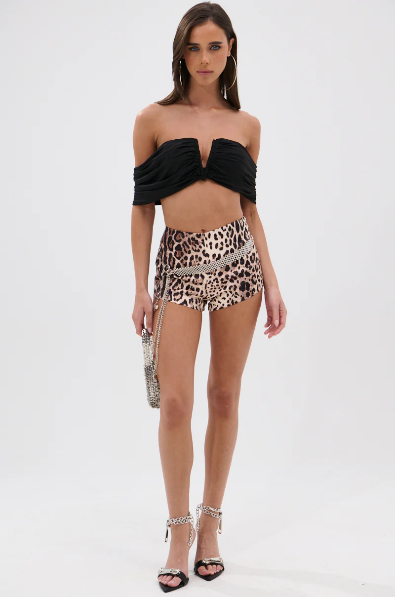 LOVING YOU IS EASY CHEETAH SHORTS - Image 7