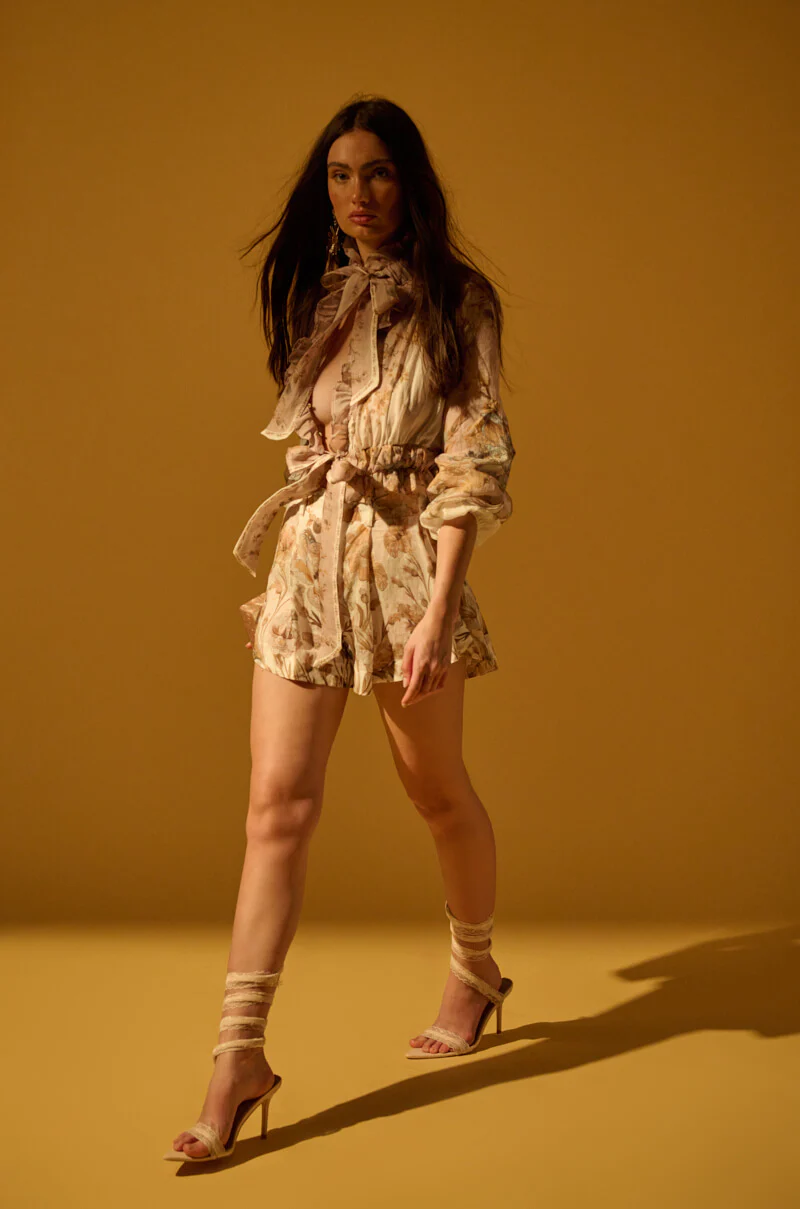 LUCID DREAMS FLORAL FLARE SHORT - Image 6