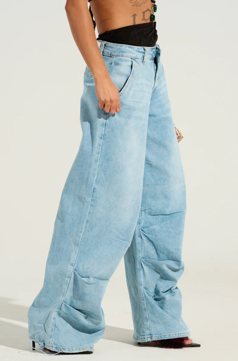 LUCKY LUCKY WIDE LEG DENIM PANT - Image 4