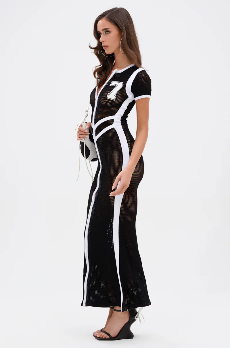 LUCKY NUMBER 7 MAXI DRESS - Image 4