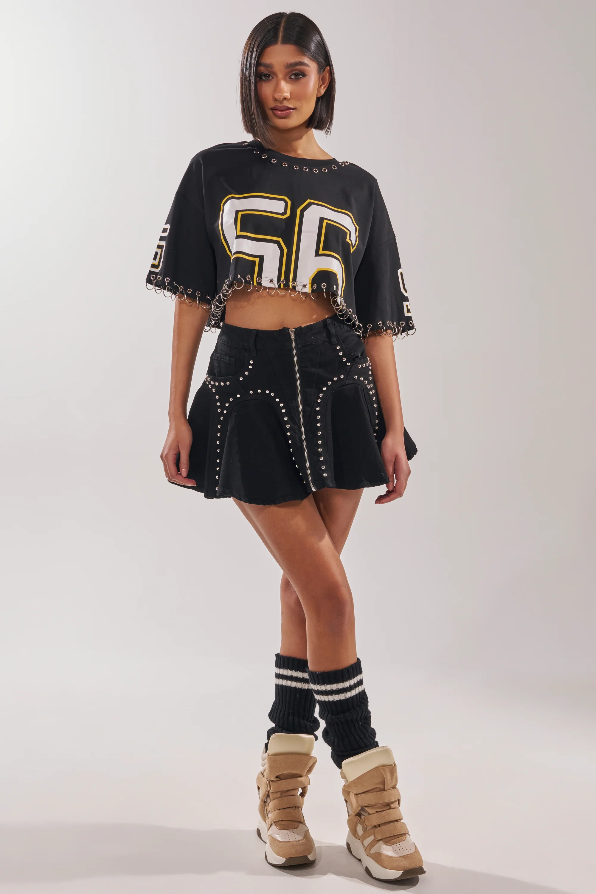 LUCKY ONE DENIM MINI SKIRT - Image 7