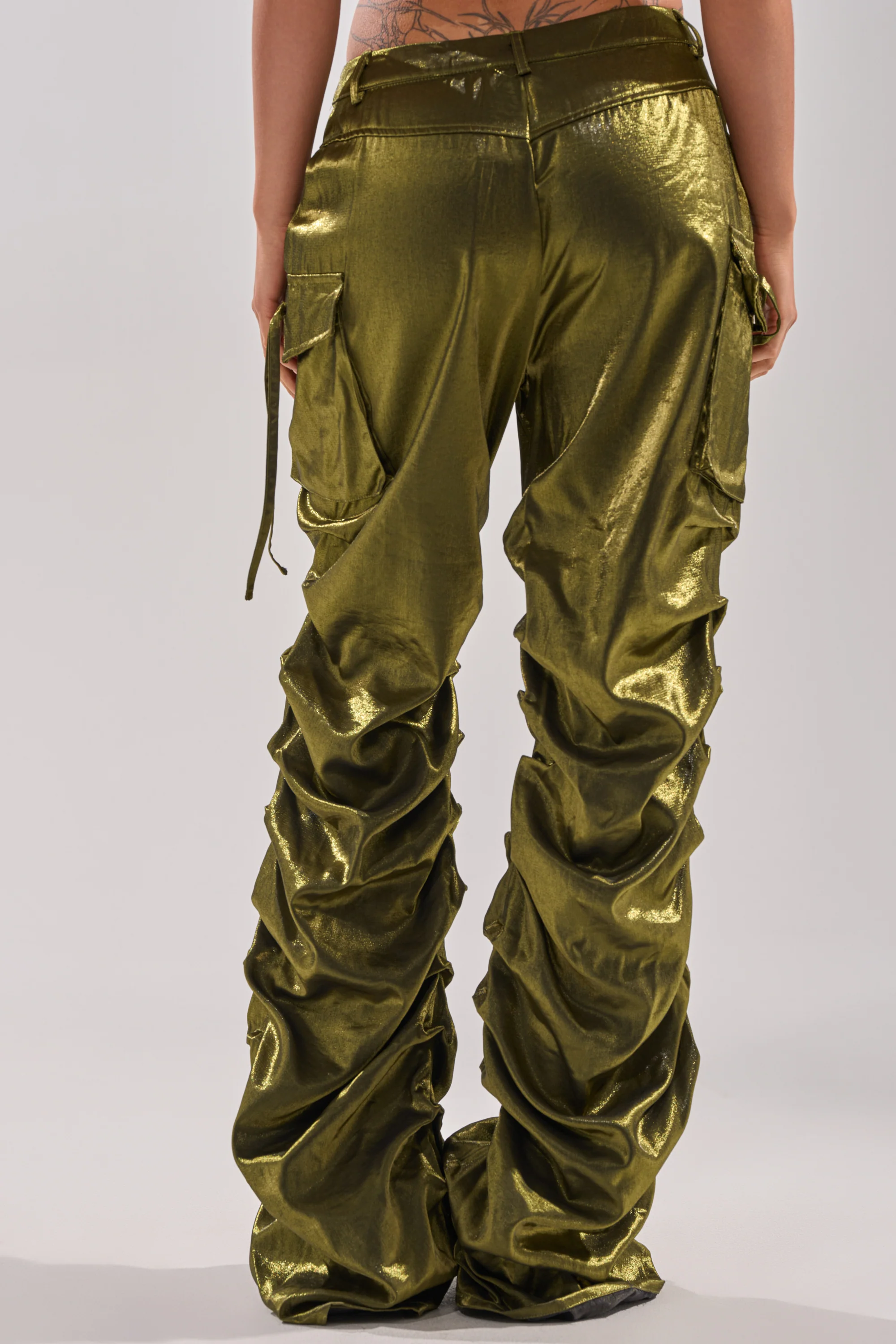LUCKY ONE STACKED TROUSER - Image 5