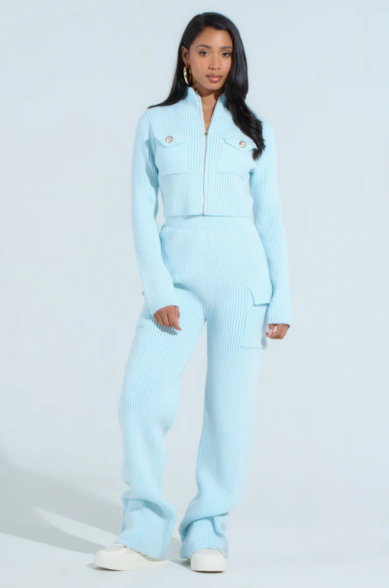 LUCY SWEATER KNIT CARGO PANT - Image 6
