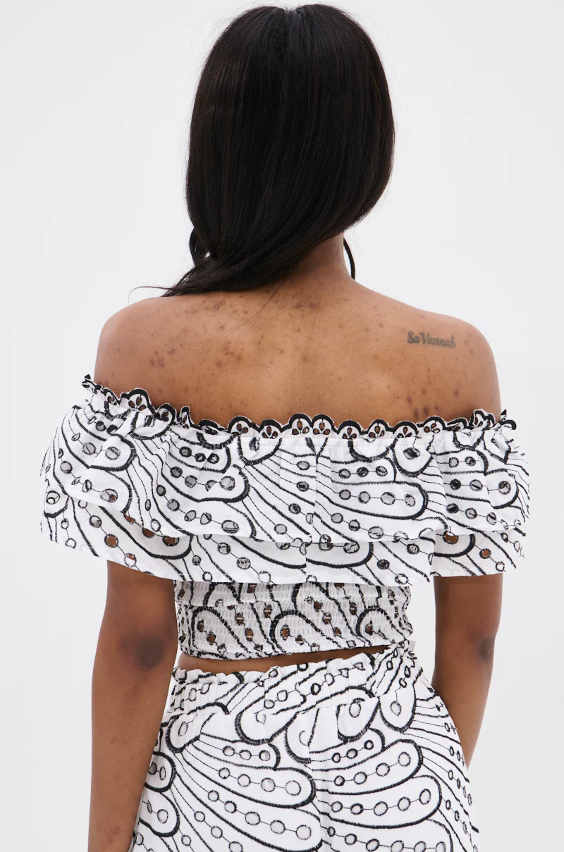 SET YOU FREE OFF THE SHOULDER BLOUSE - Image 5