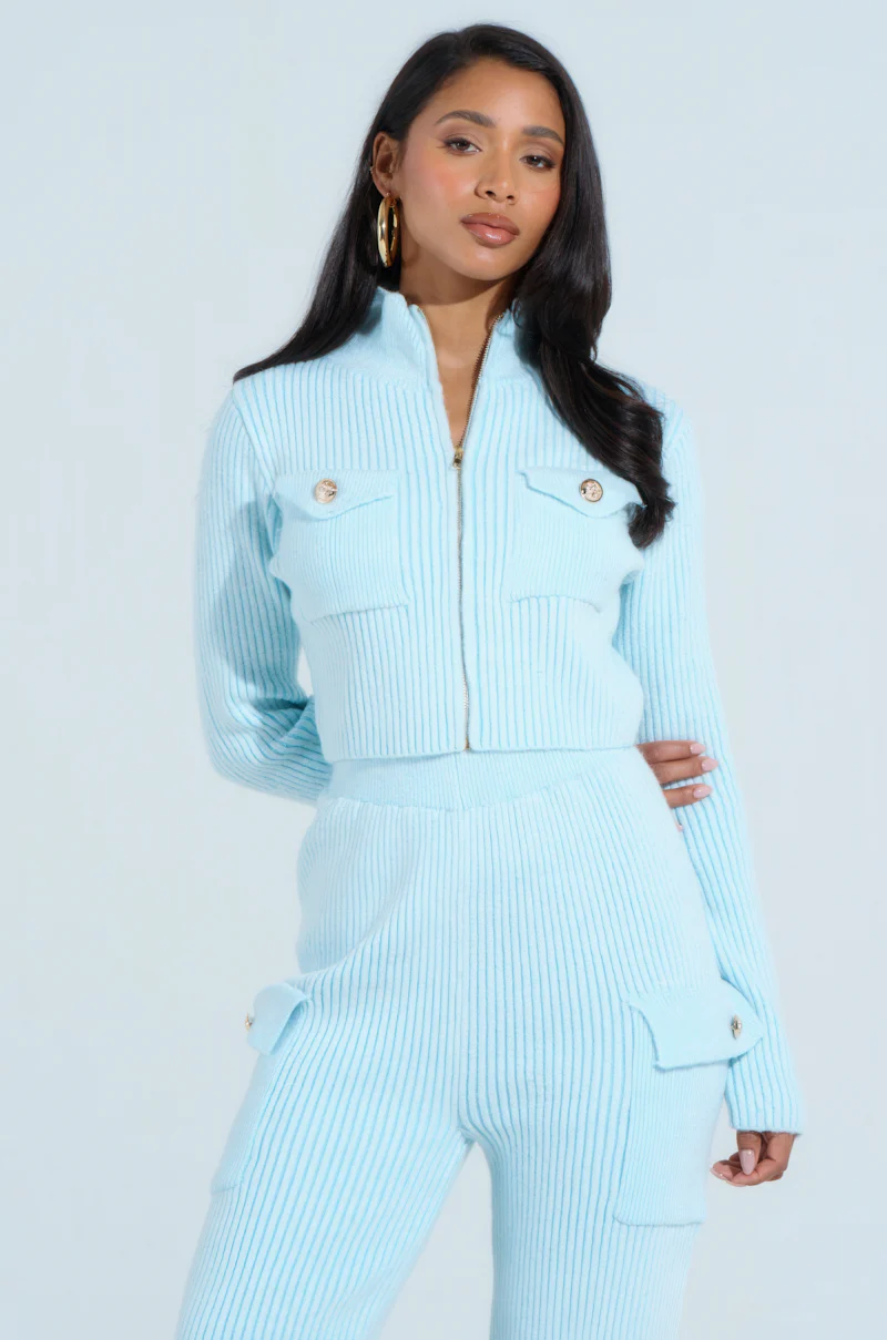 LUCY ZIP UP SWEATER - Image 2