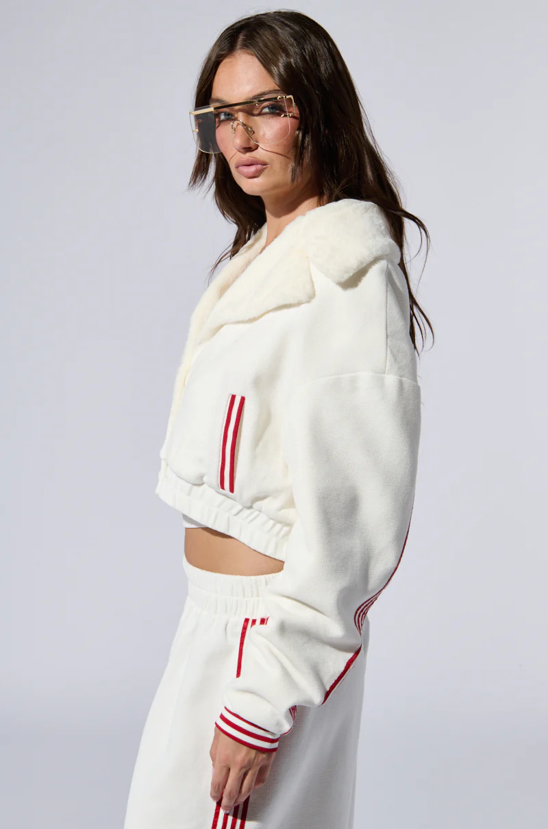 LULA WAFFLE KNIT BOMBER - Image 3