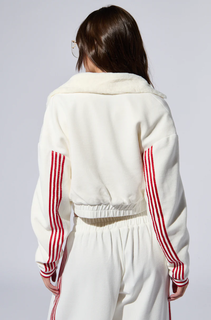 LULA WAFFLE KNIT BOMBER - Image 4