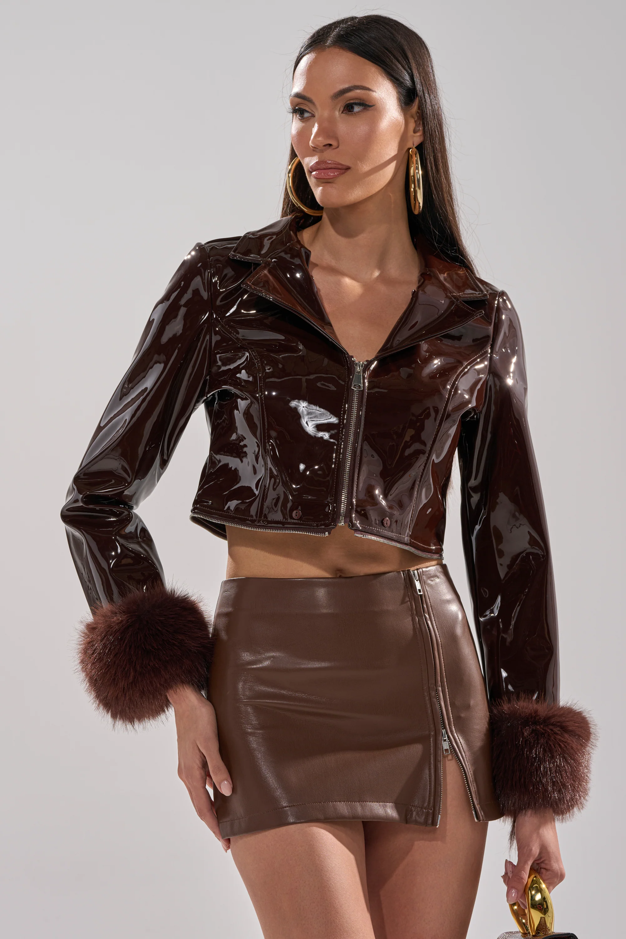 LUNNA FUR TRIM MOTO IN PATENT - Image 8