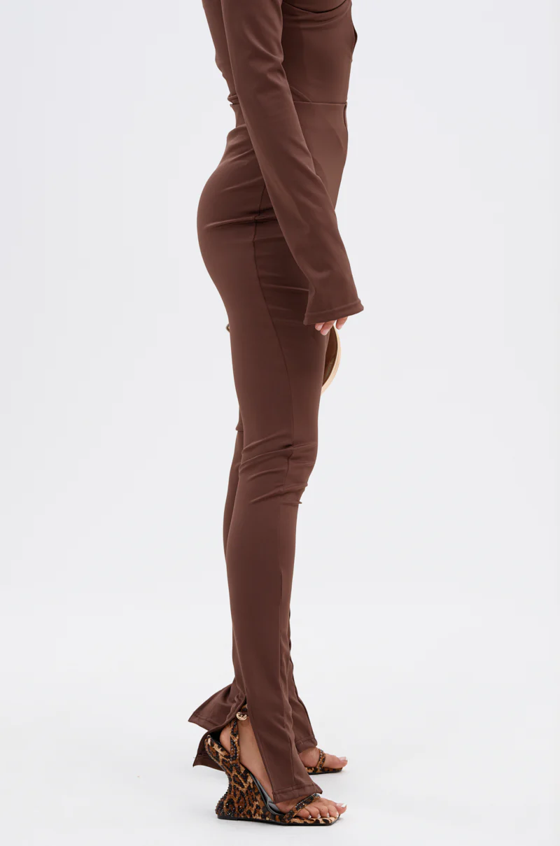 LUX LIFE SEAMLESS LEGGING IN BROWN - Image 3