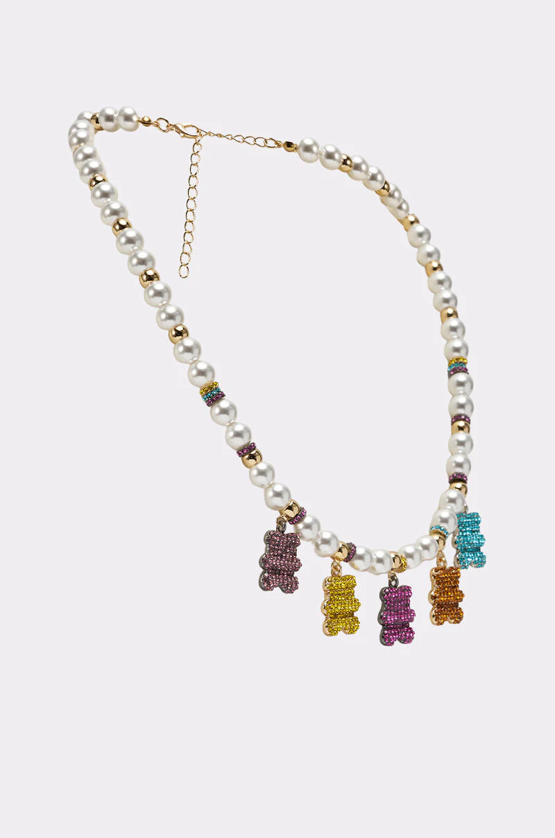 LUXE BEAR CHARM NECKLACE - Image 3