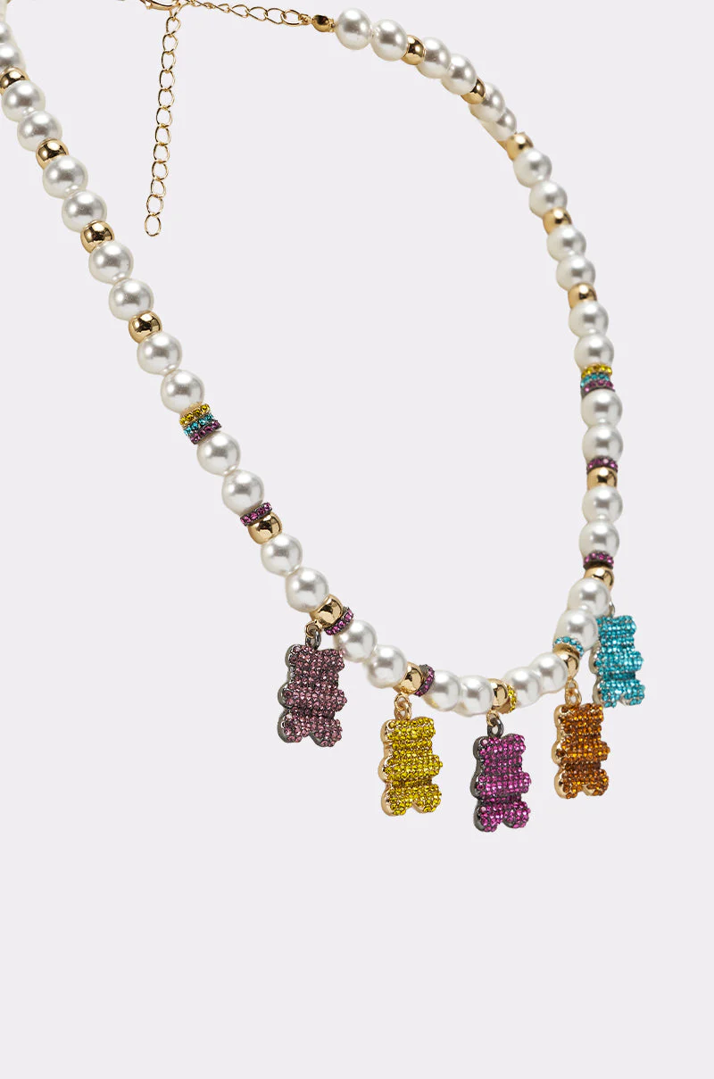 LUXE BEAR CHARM NECKLACE - Image 4