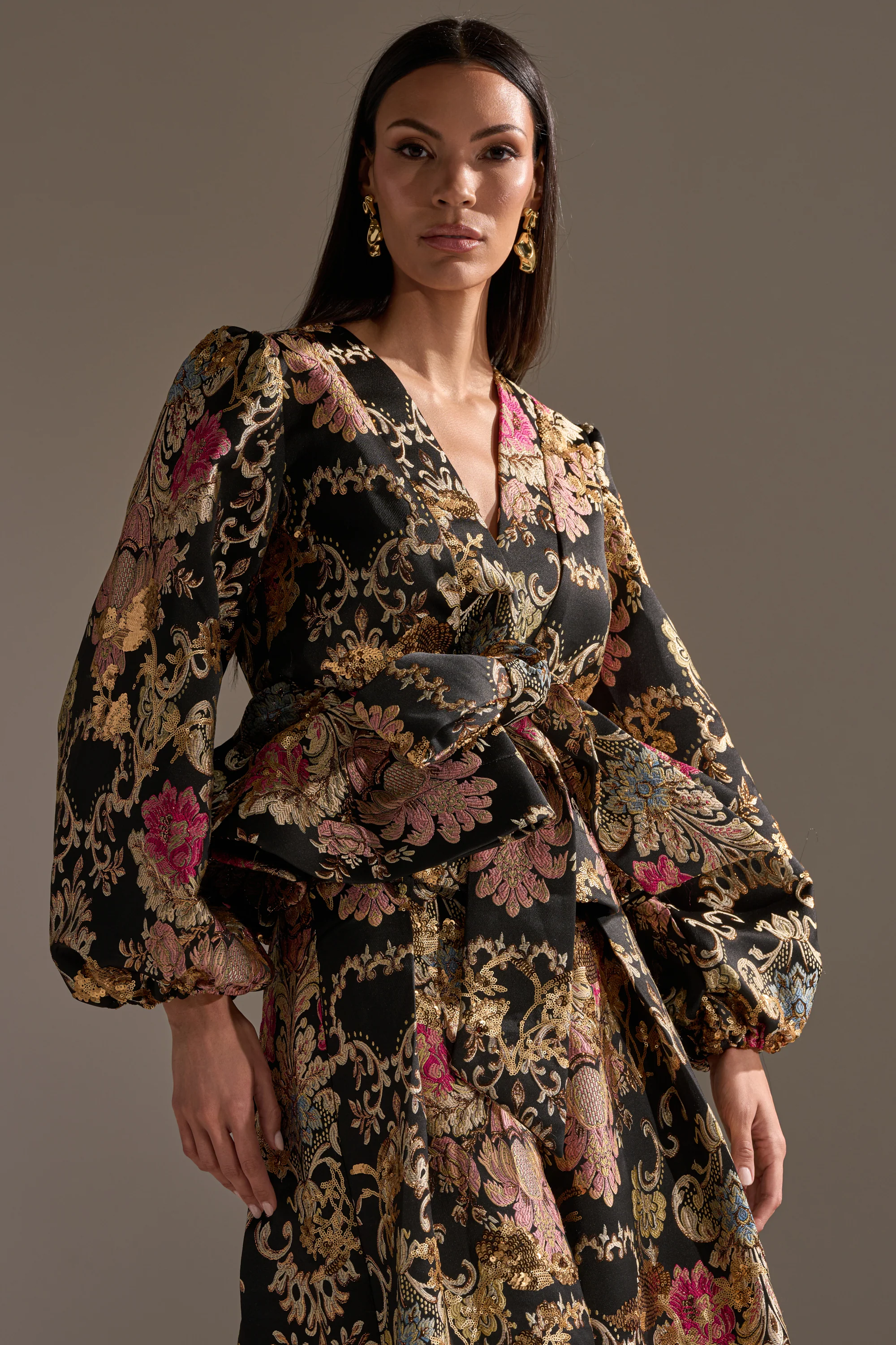 LUXE ENERGY BROCADE BLOUSE - Image 2