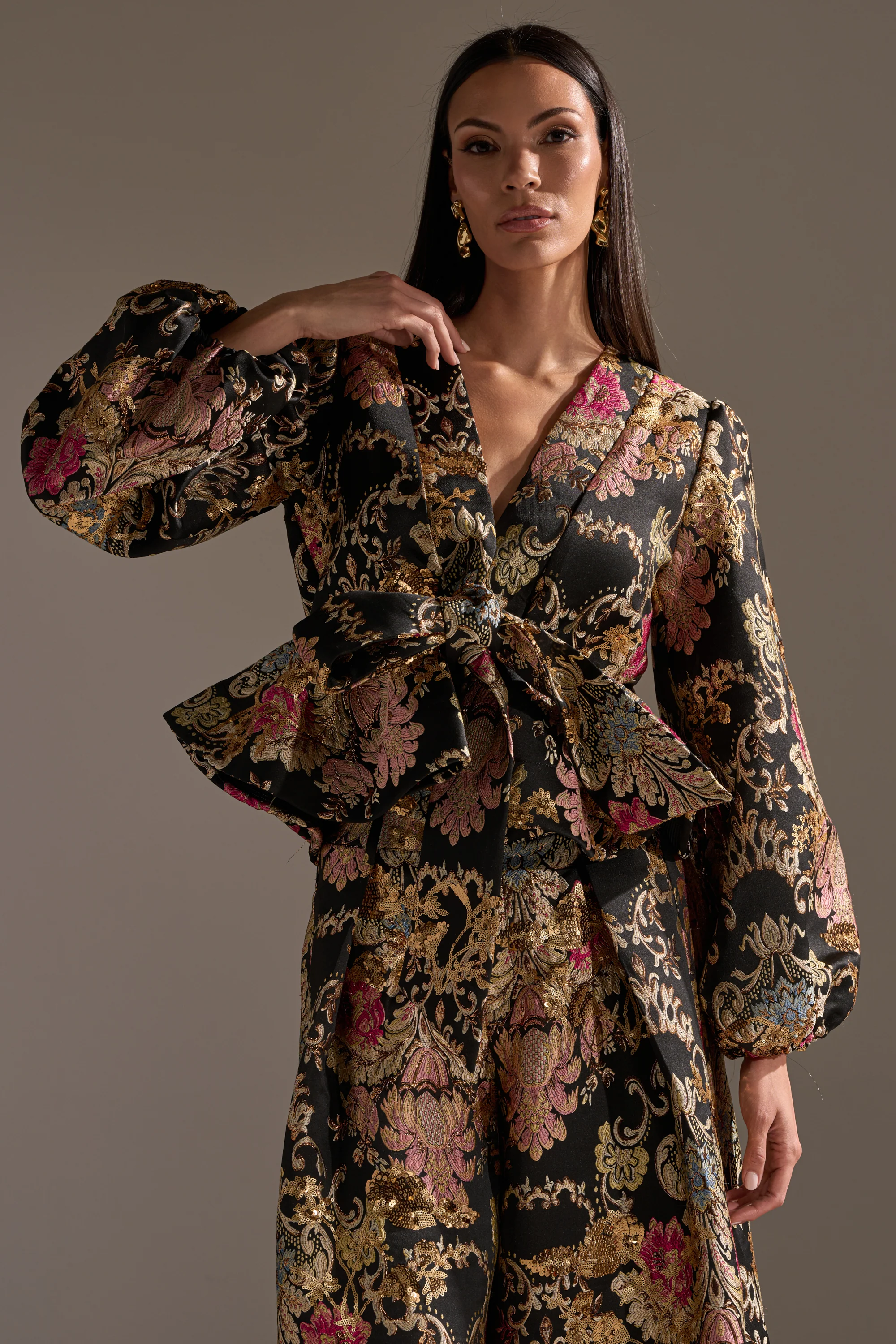 LUXE ENERGY BROCADE BLOUSE - Image 4