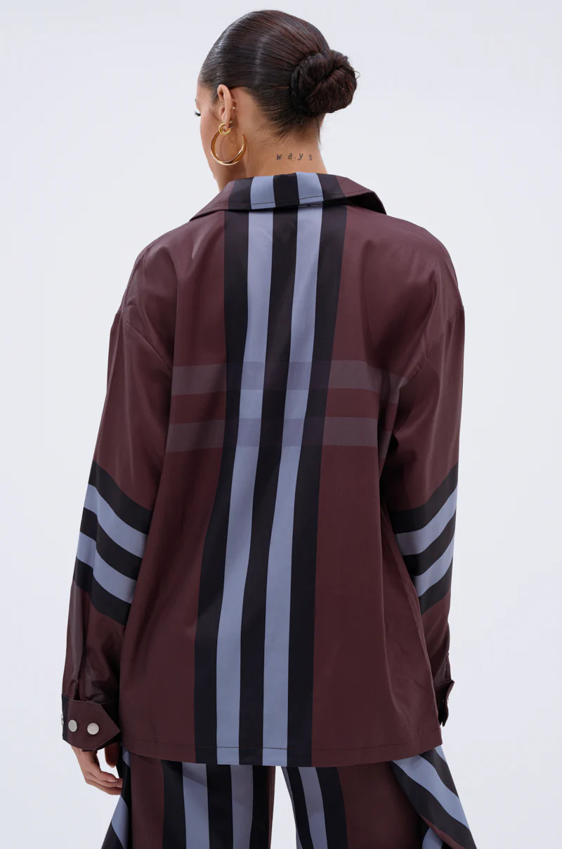 LUXURY LIFE PLAID BUTTON DOWN - Image 6