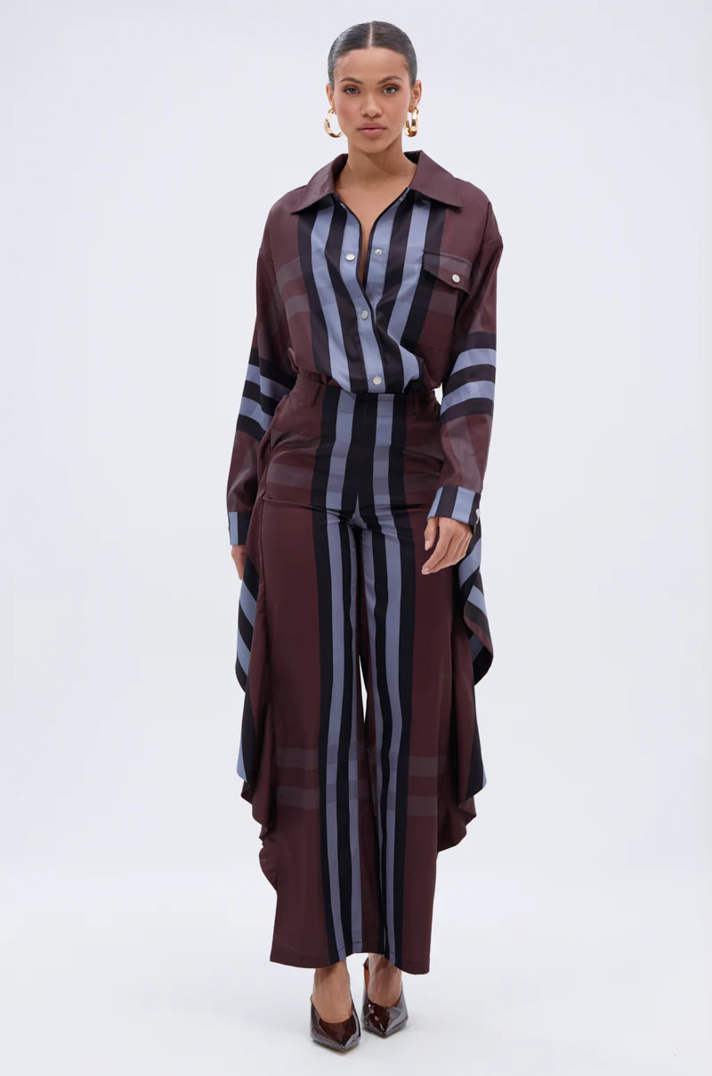 LUXURY LIFE PLAID BUTTON DOWN - Image 7