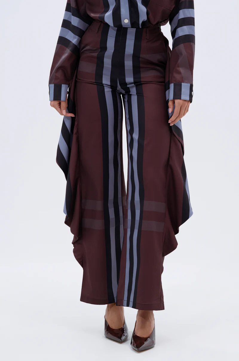 LUXURY LIFE PLAID PALAZZO PANT - Image 2