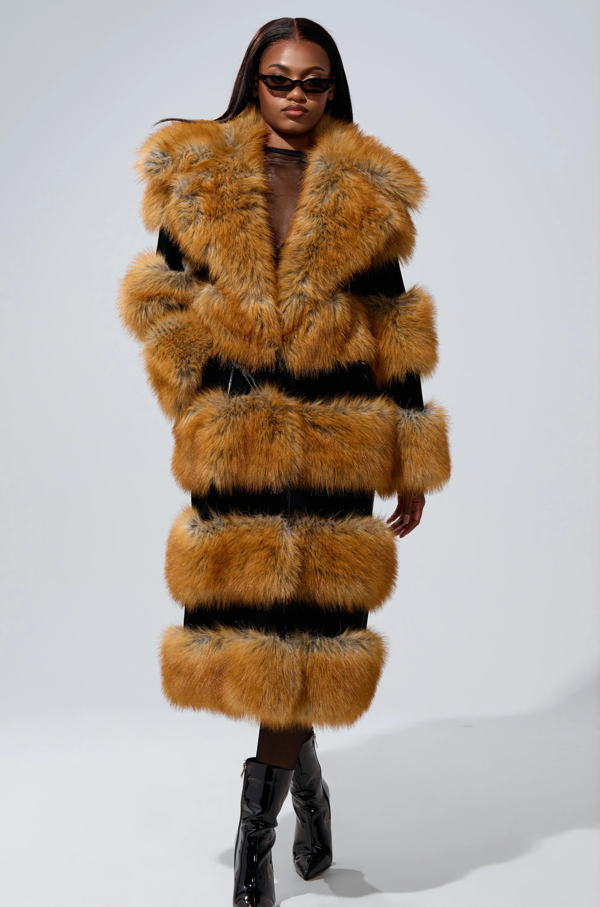 MADDOX PANELED FAUX FUR - Image 10