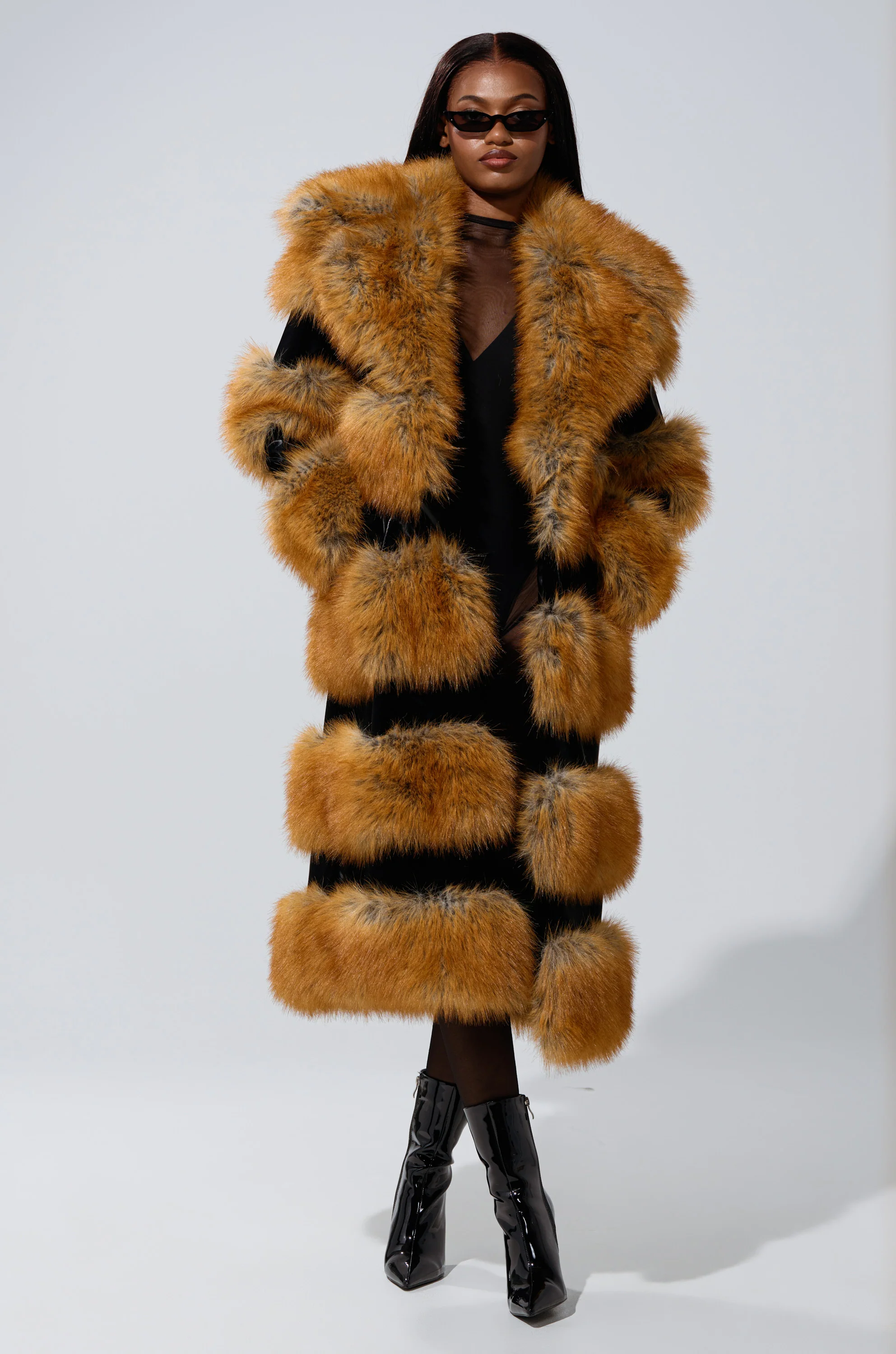 MADDOX PANELED FAUX FUR - Image 7