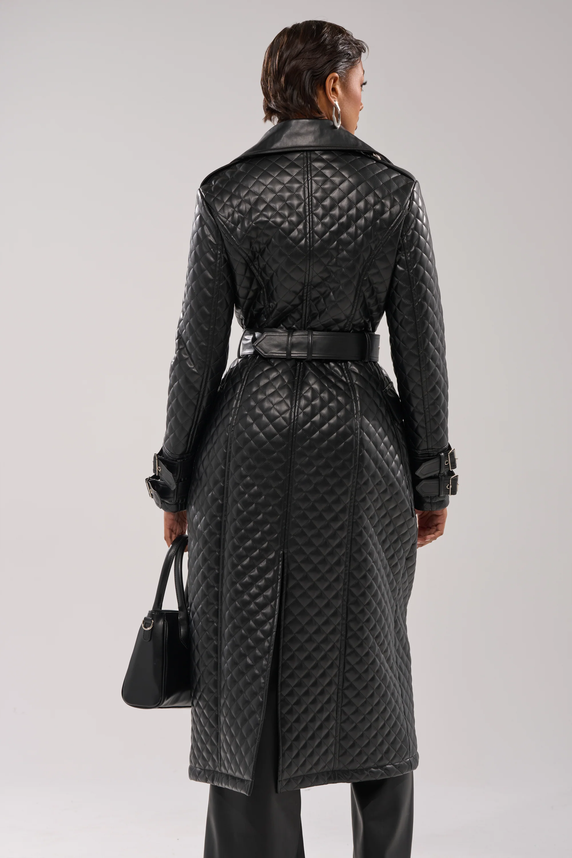 MADISON AVE QUILTED TRENCH - Image 5