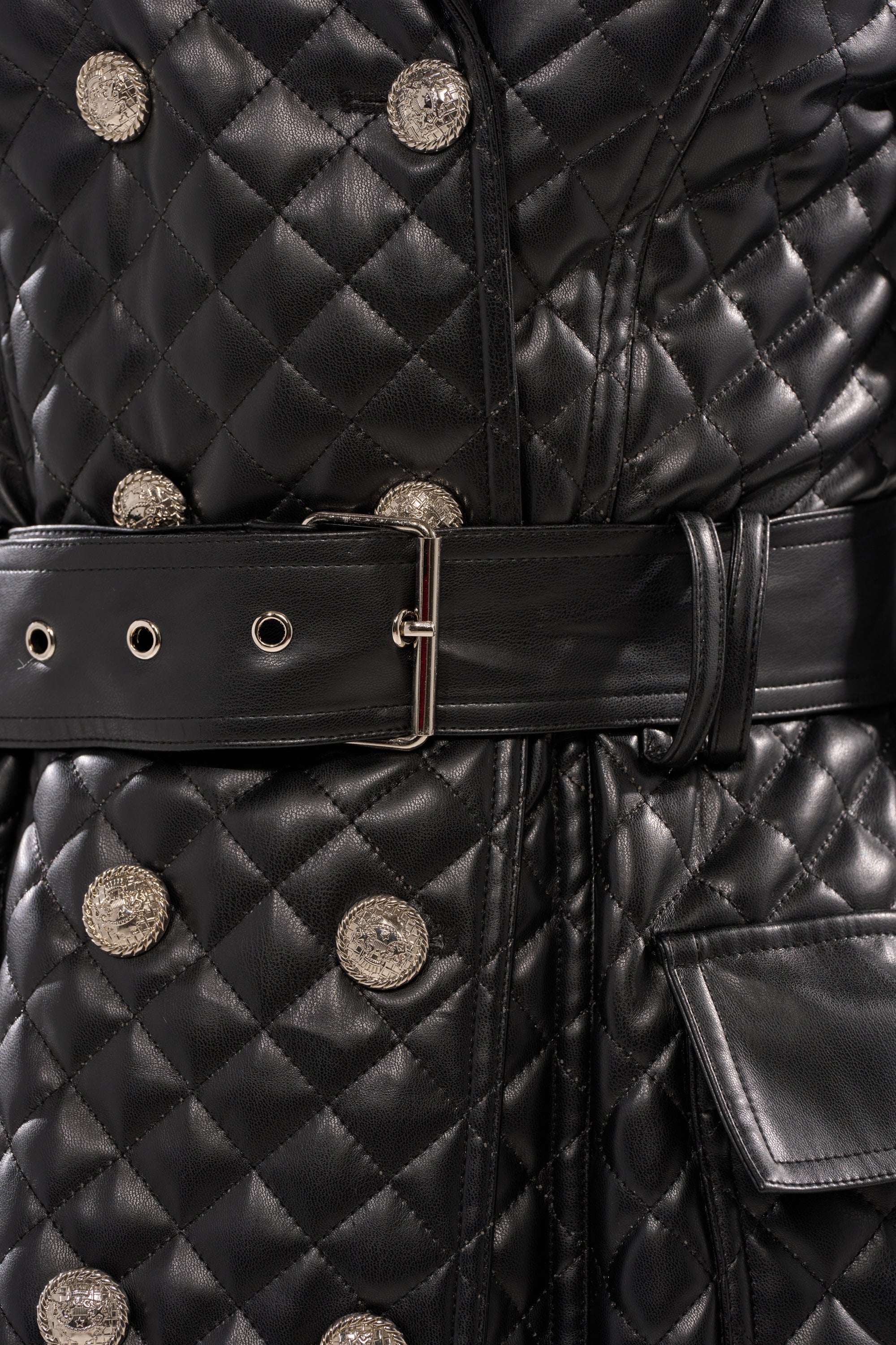 MADISON AVE QUILTED TRENCH - Image 7