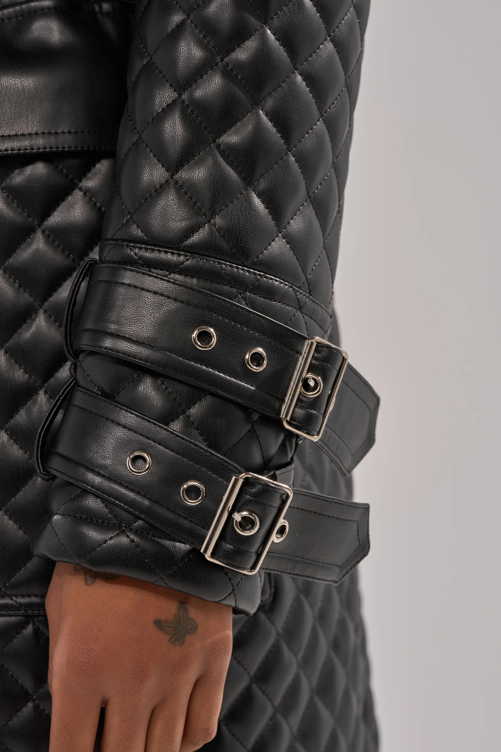 MADISON AVE QUILTED TRENCH - Image 8
