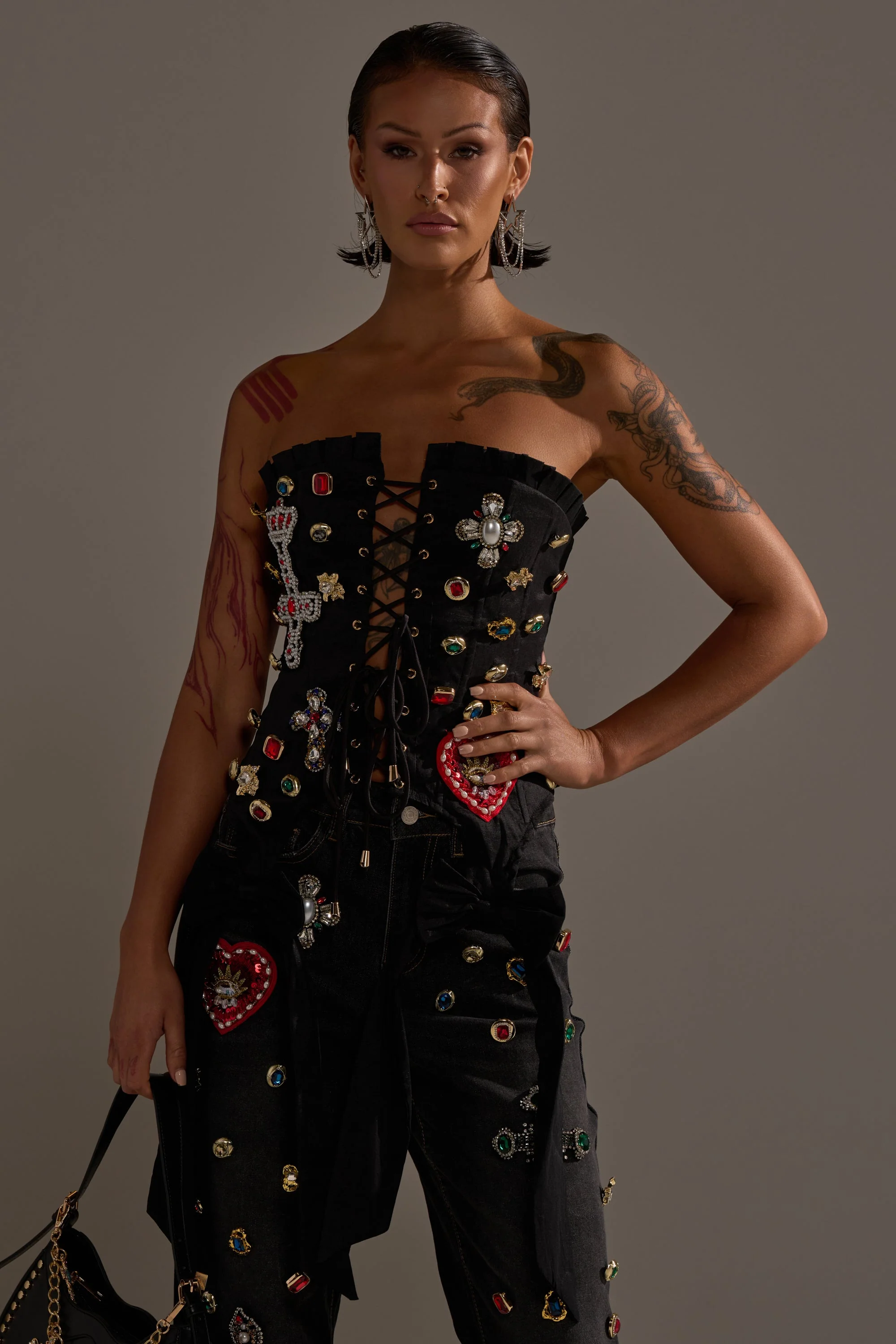 MAEVE EMBELLISHED CORSET