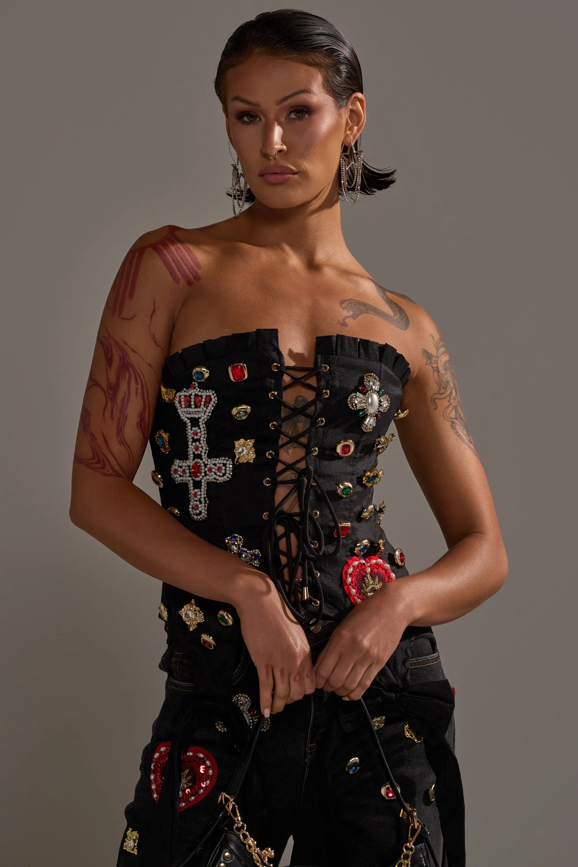 MAEVE EMBELLISHED CORSET - Image 2