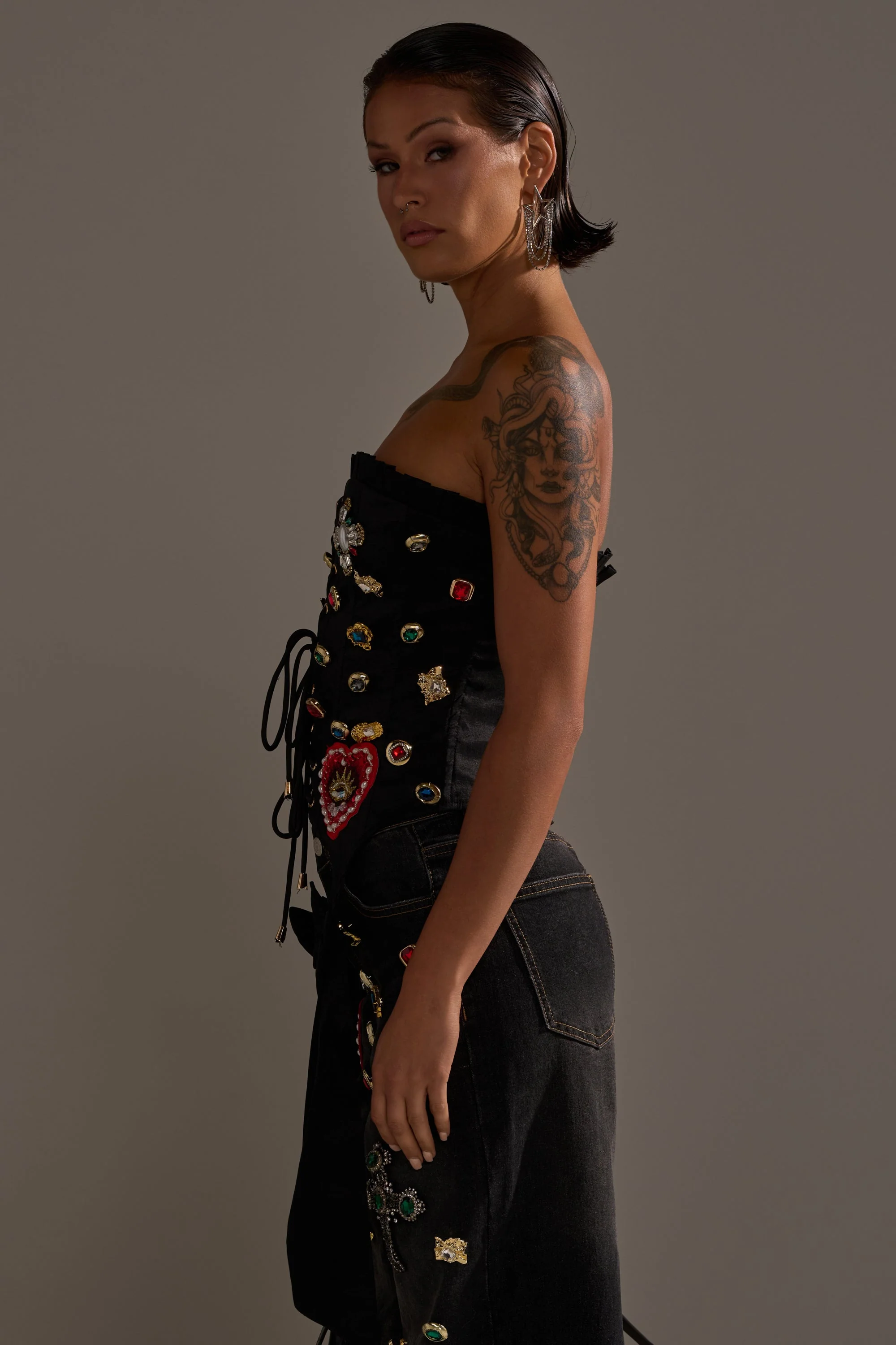 MAEVE EMBELLISHED CORSET - Image 4