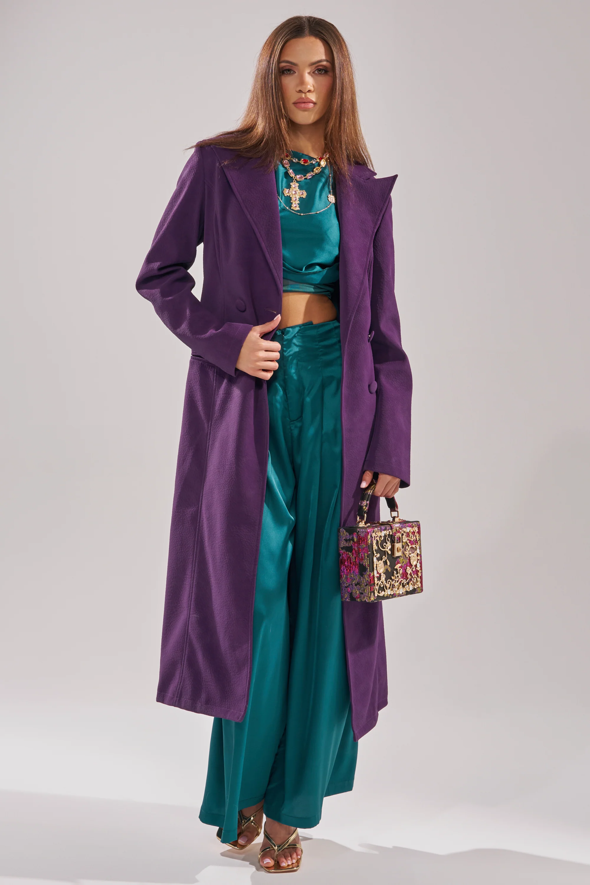 MAEVE SUEDE FEEL TRENCH
