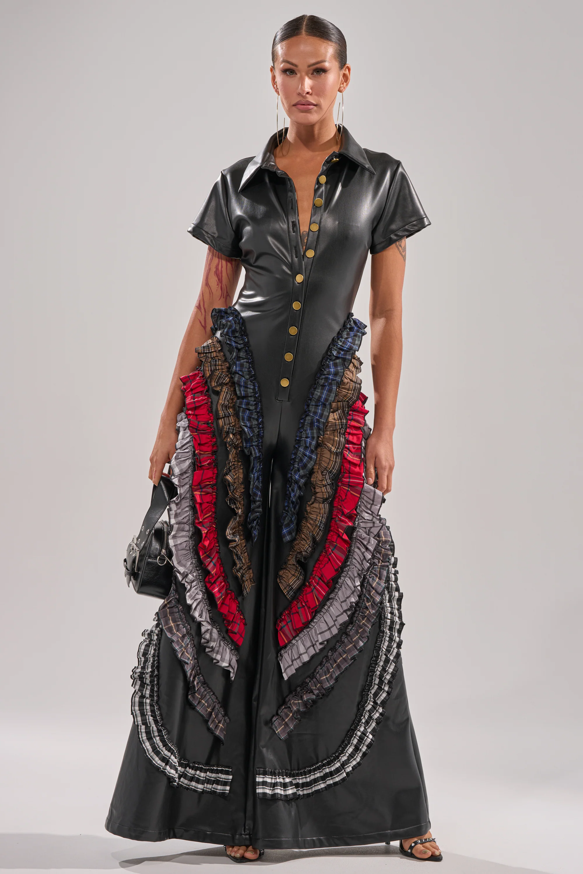 MAIN CHARACTER ENERGY PU JUMPSUIT - Image 2