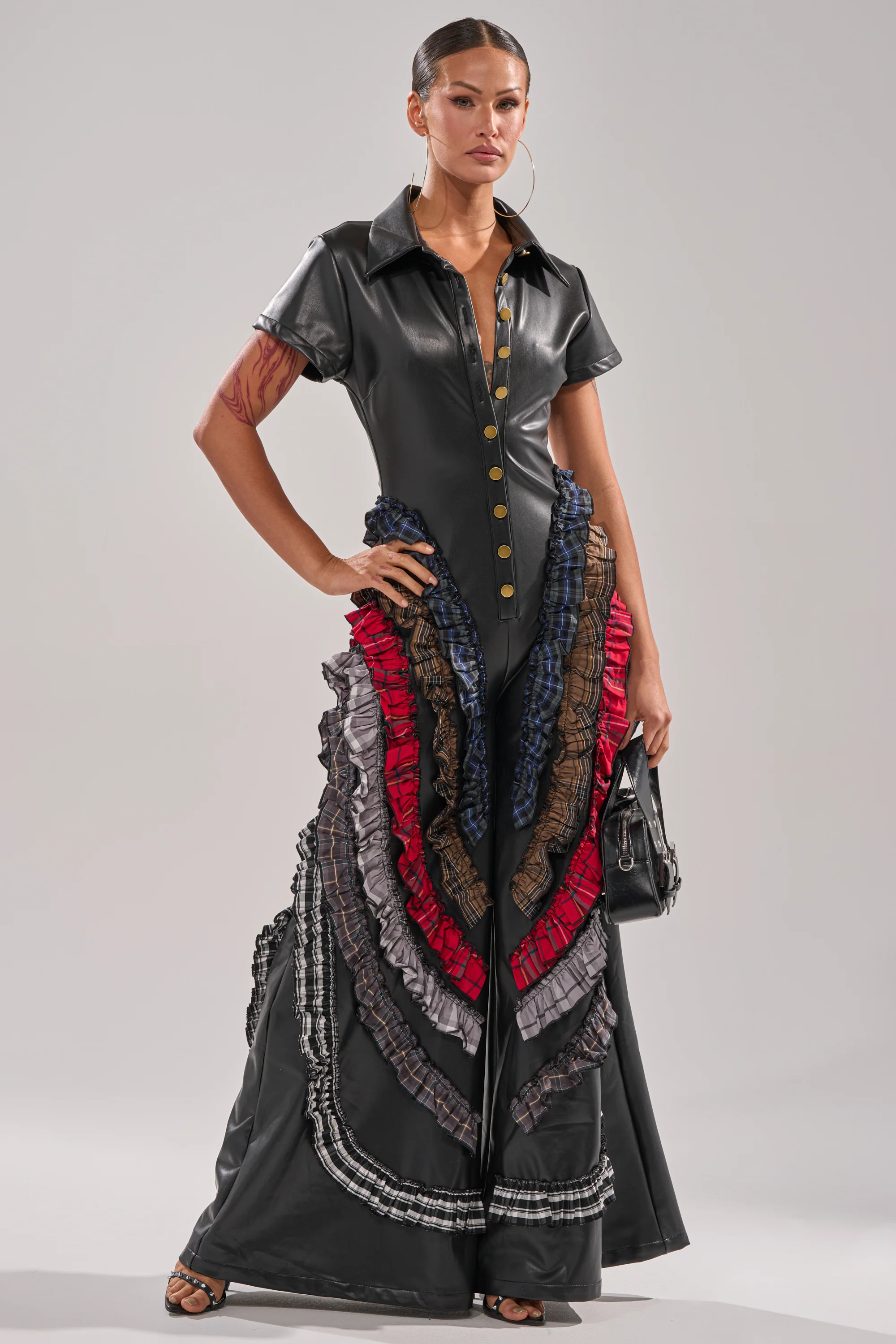 MAIN CHARACTER ENERGY PU JUMPSUIT - Image 3