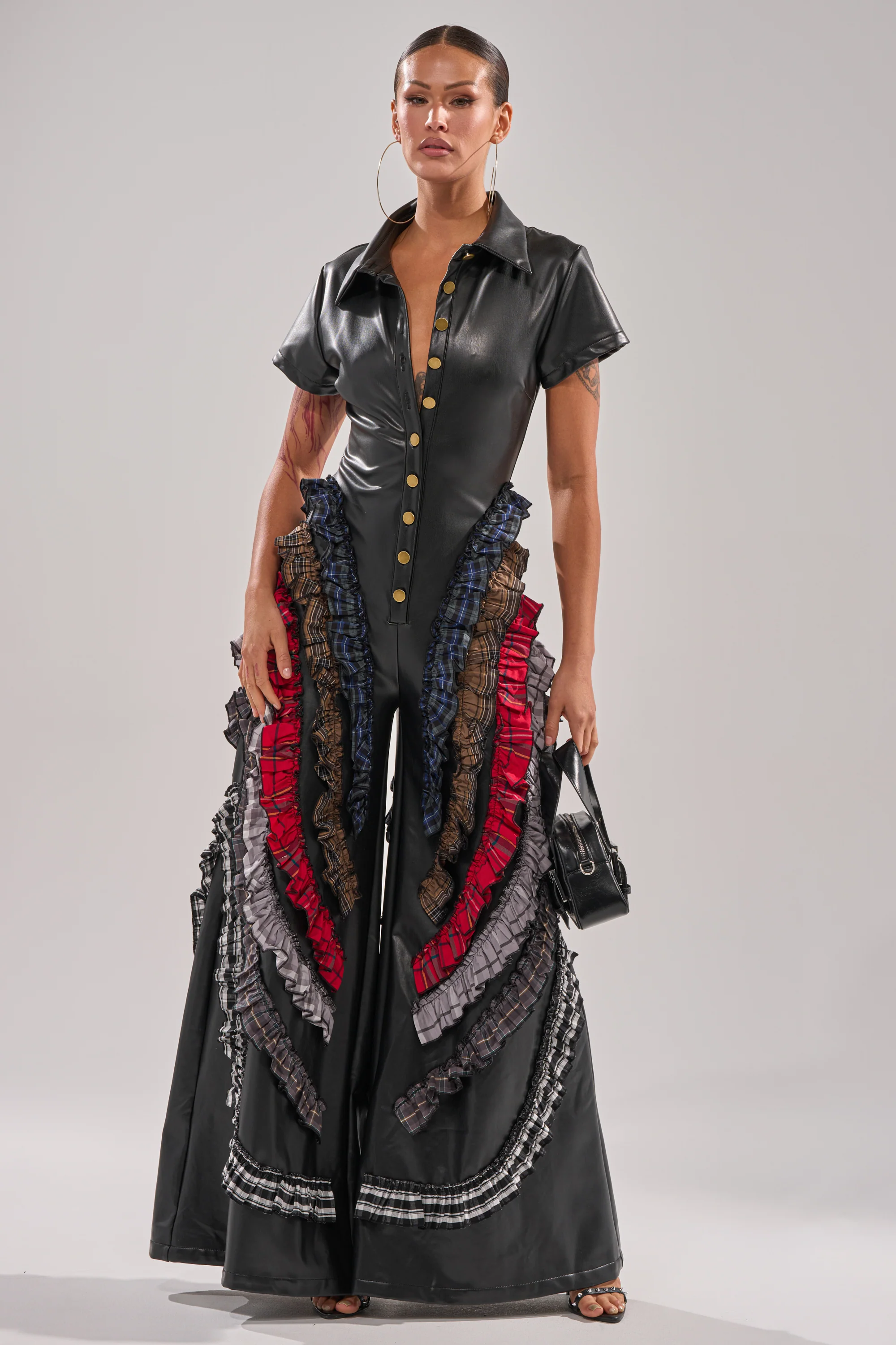 MAIN CHARACTER ENERGY PU JUMPSUIT - Image 4