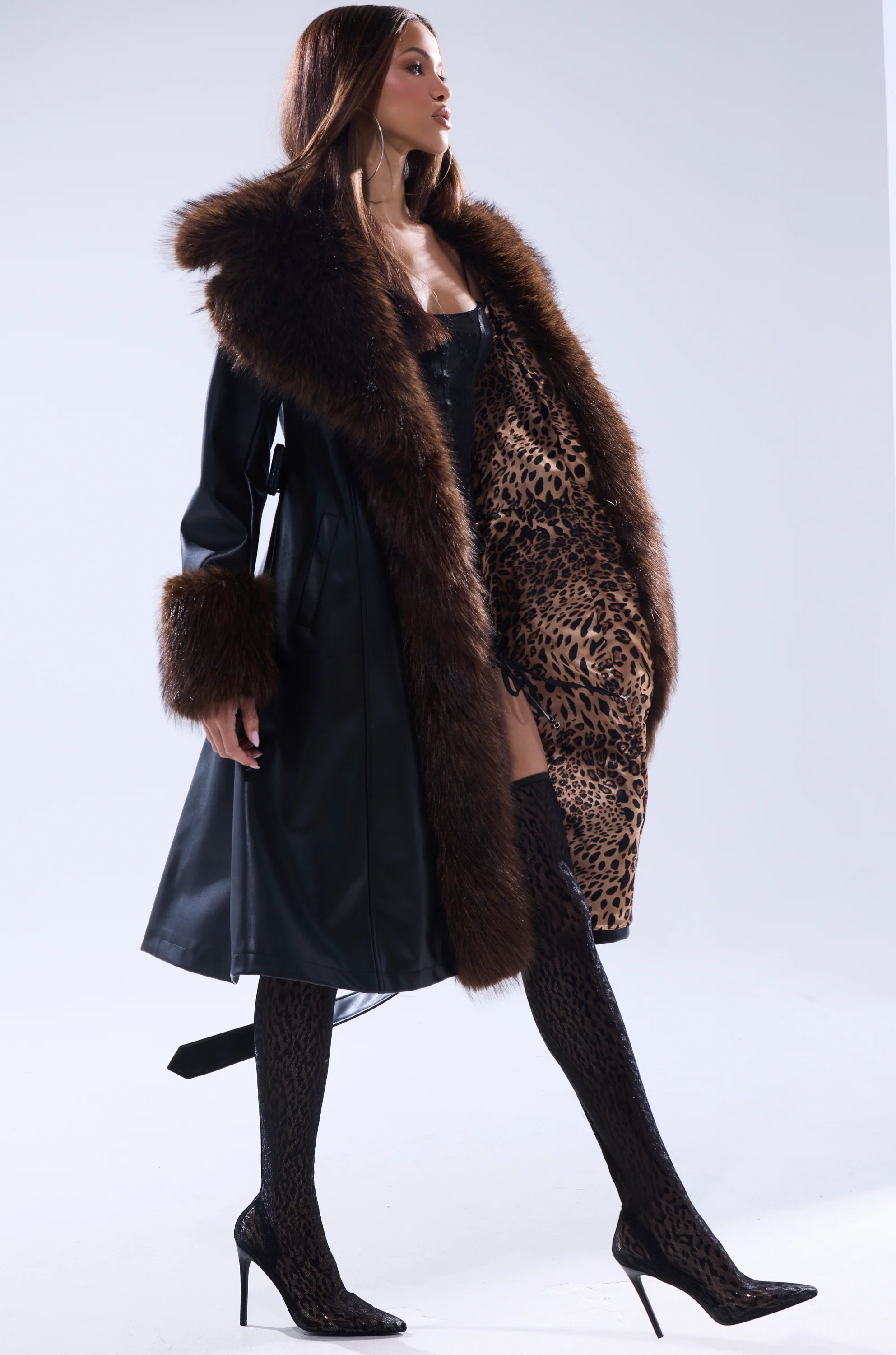 MAIN SQUEEZE FUR TRIM TRENCH - Image 9