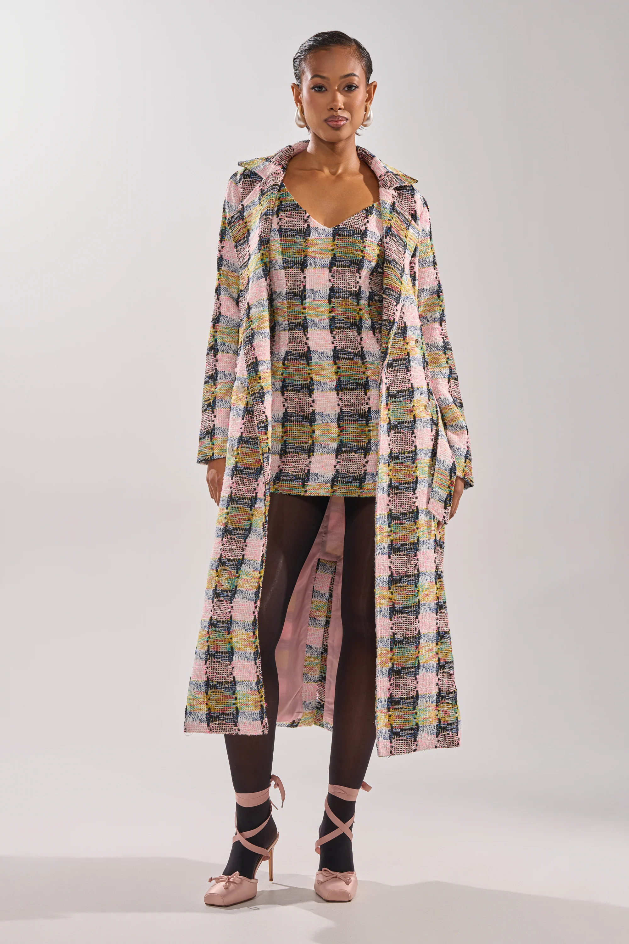 MAIN SQUEEZE TWEED MINI DRESS - Image 6