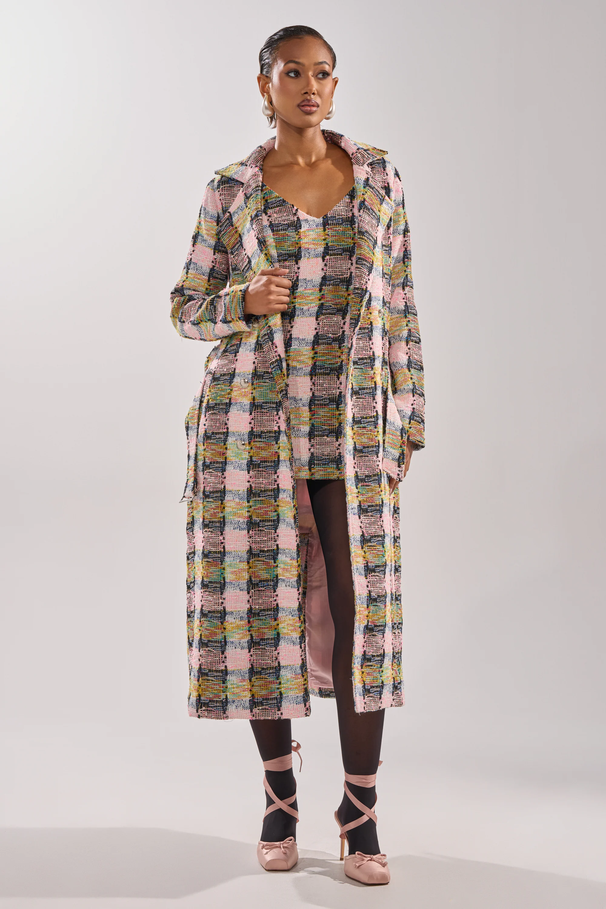 MAIN SQUEEZE TWEED MINI DRESS - Image 7