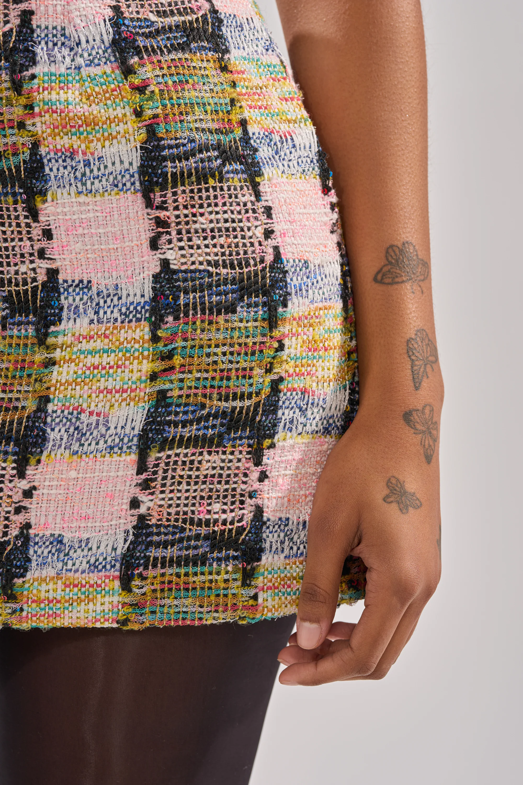 MAIN SQUEEZE TWEED MINI DRESS - Image 8