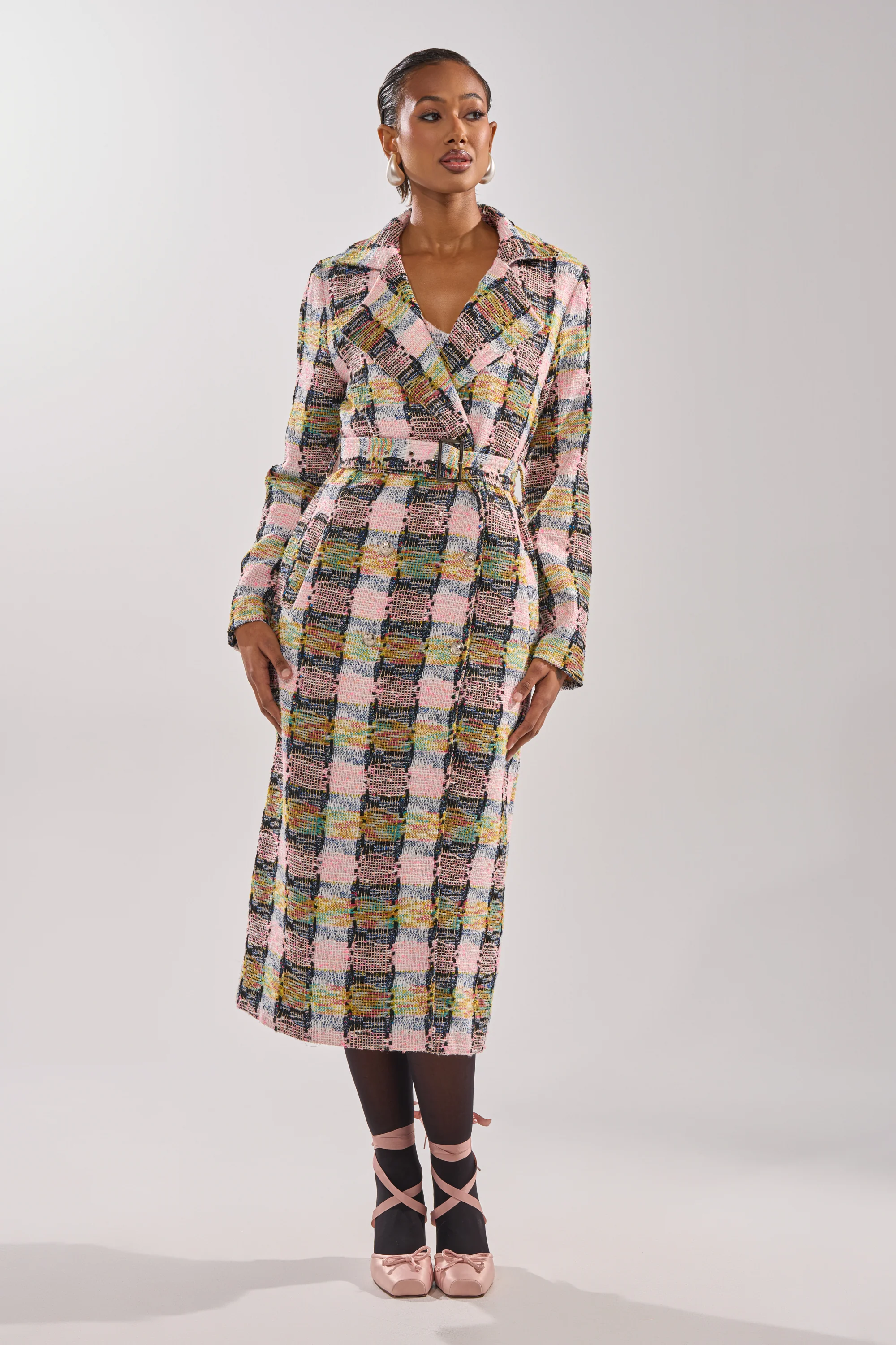 MAIN SQUEEZE TWEED TRENCH - Image 4