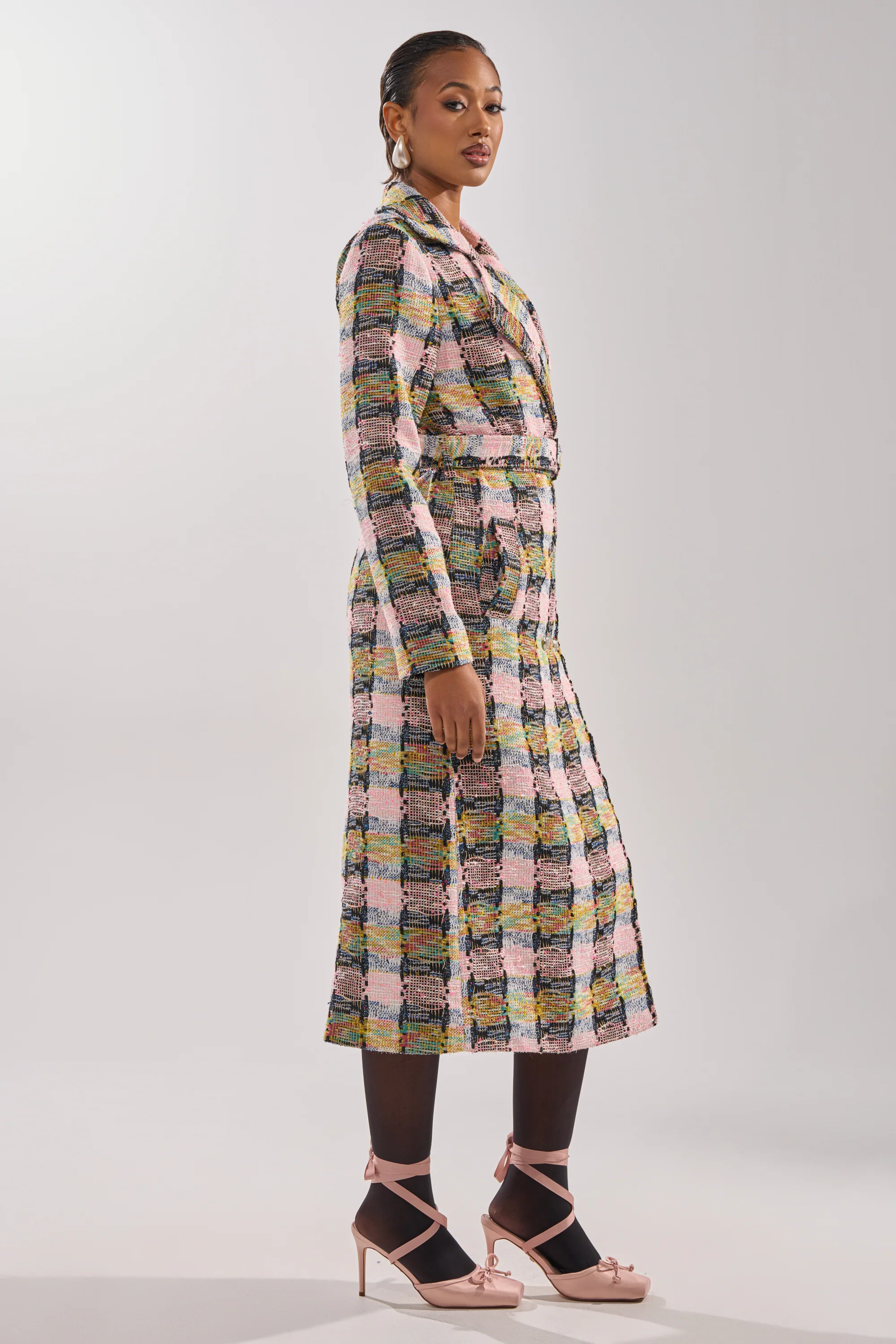 MAIN SQUEEZE TWEED TRENCH - Image 6