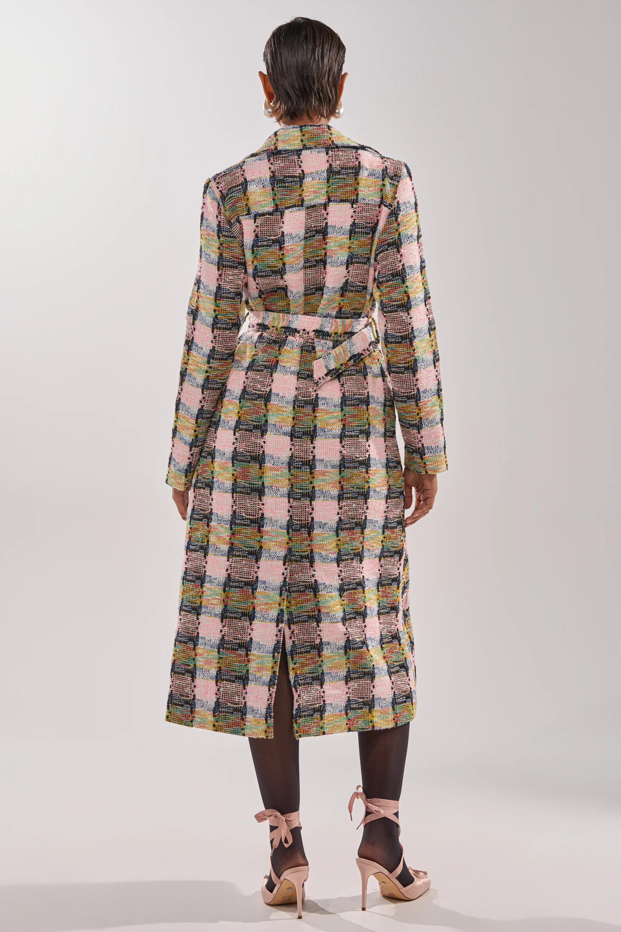 MAIN SQUEEZE TWEED TRENCH - Image 7