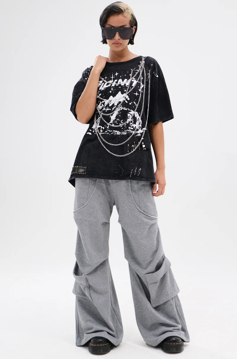 MAKING MOVES WIDE LEG JOGGER - Image 7