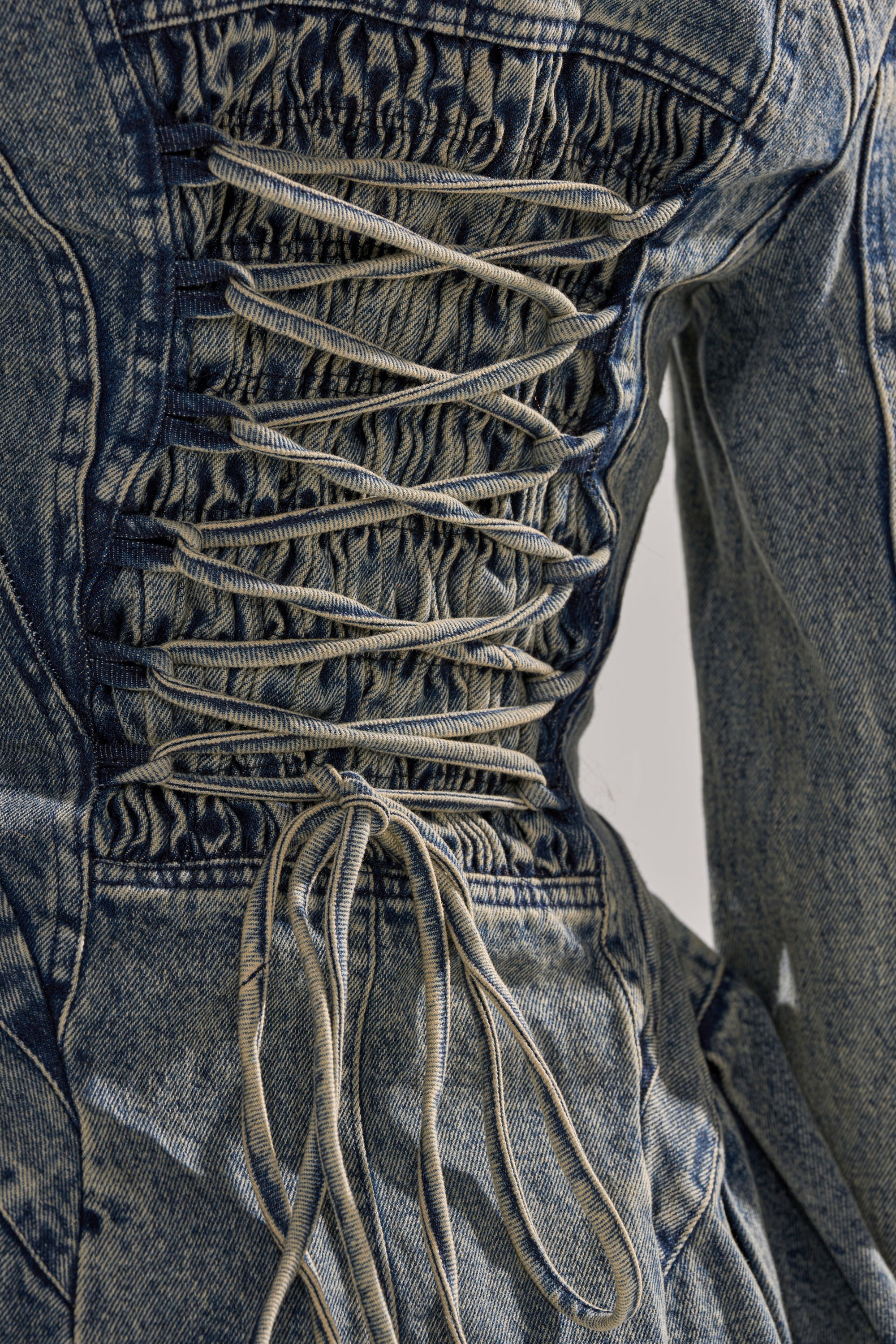 MALLORCA PEPLUM DENIM JACKET - Image 6