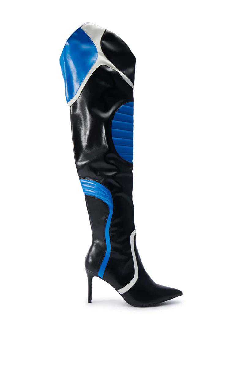 MANTRA BLUE RACER STILETTO BOOT - Image 5