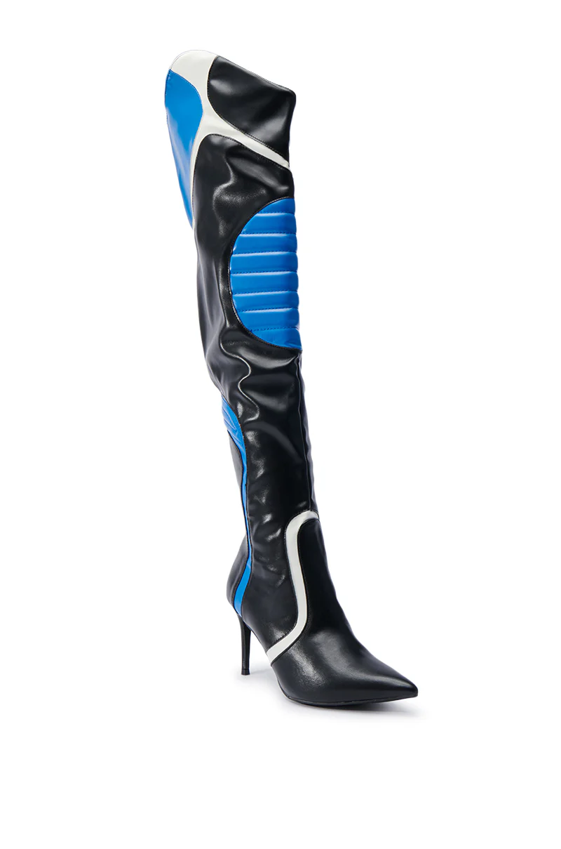 MANTRA BLUE RACER STILETTO BOOT - Image 6