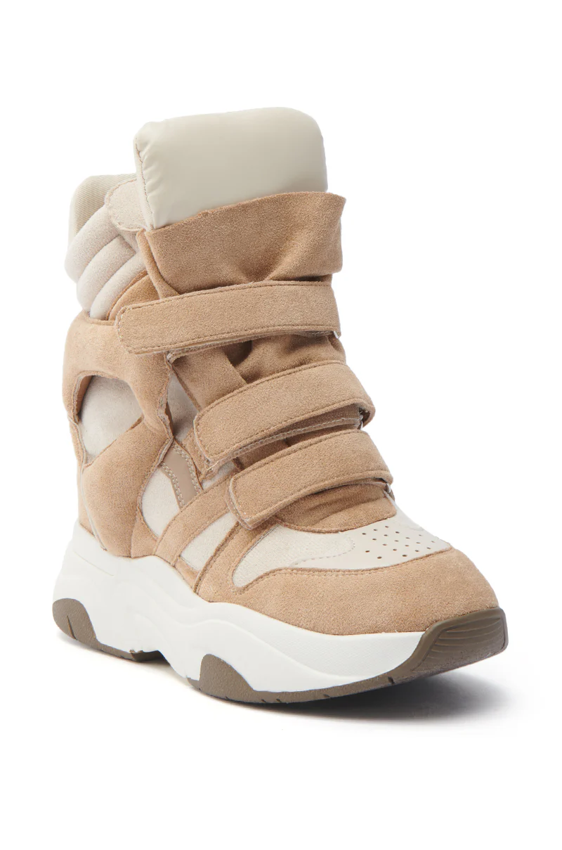 MARANTO TAUPE WEDGE SNEAKER - Image 11