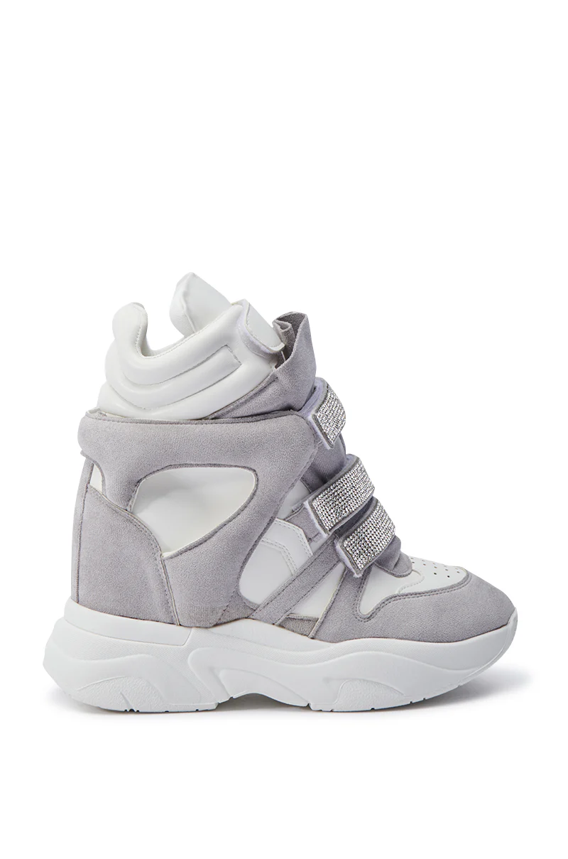 MARANTO WHITE WEDGE SNEAKER - Image 3