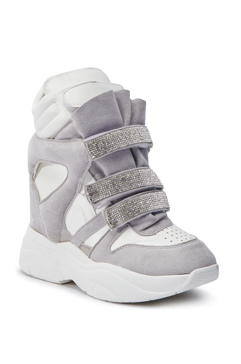 MARANTO WHITE WEDGE SNEAKER - Image 4