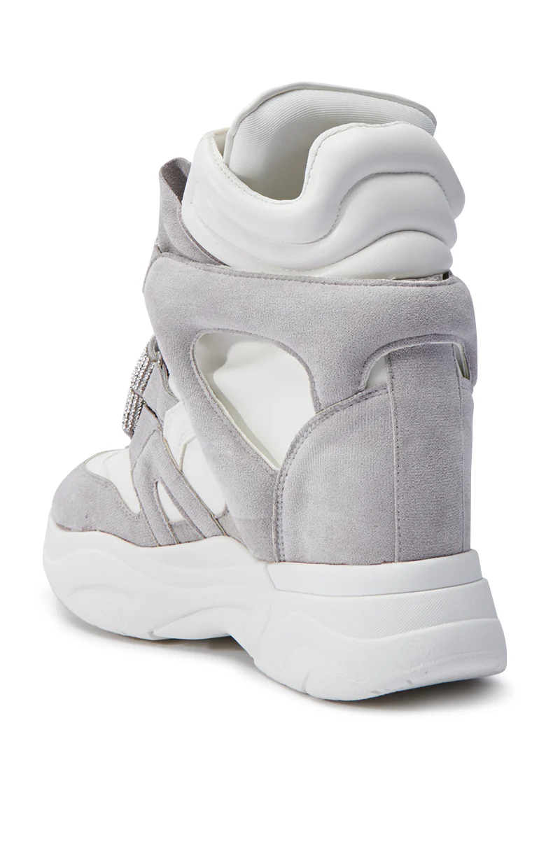 MARANTO WHITE WEDGE SNEAKER - Image 5